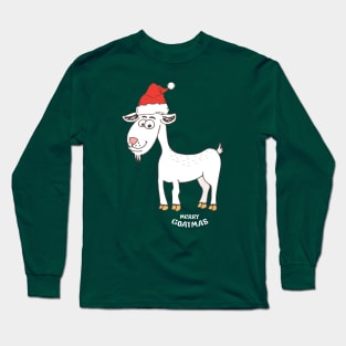 Merry Goatmas Long Sleeve T-Shirt